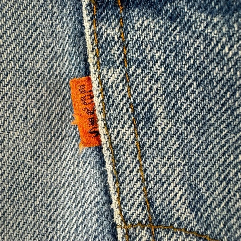 Vintage Levi's 517 Orange Tab Bootcut Jeans 20517-0217 Fits 35x27.5 USA Flare - Picture 5 of 9